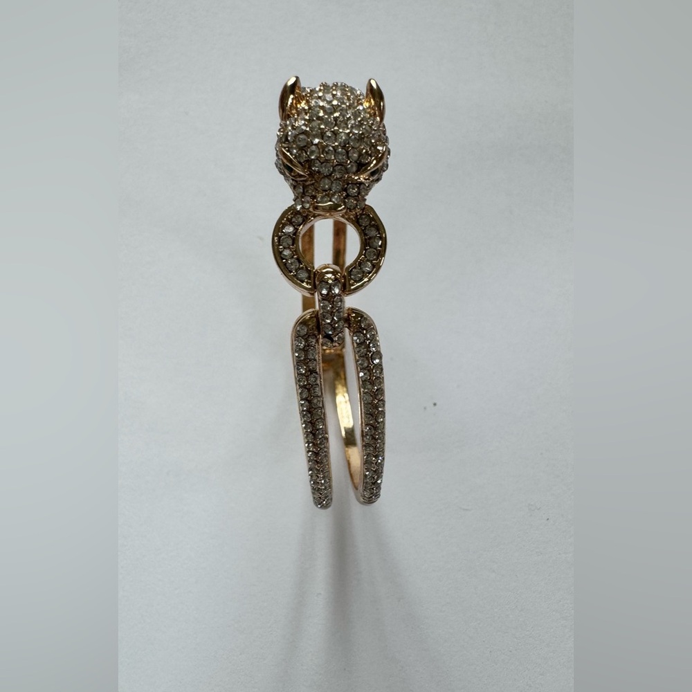 Aldo Gold and Silver Panther Head Bracelet
